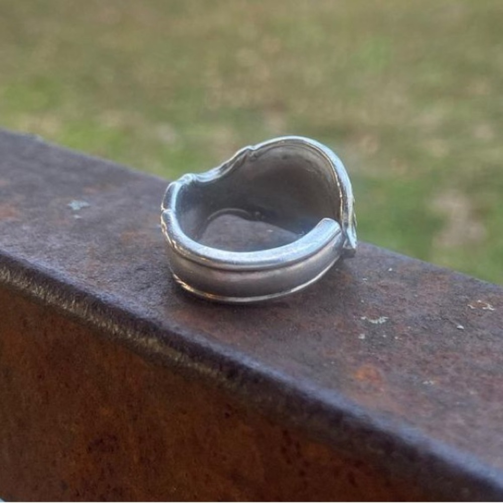 Spoon ring- size 7.5 - Picture 2 of 3